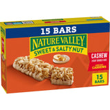 Nature Valley Sweet and Salty Nut Cashew Granola Bars – Pre-Workout Light Fuel for the Office and Gym Bag