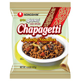 Nongshim Chapagetti Microwavable Korean Noodles – Lower-Calorie Asian Bowl Compared to Typical Instant Ramen, 4.5 oz x 4