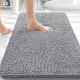 OLANLY Plush Kids Bathroom Floor Mat – Machine-Washable Rug for Playroom and Tub Side