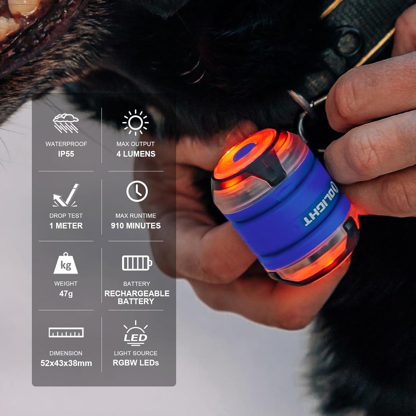 OLIGHT Gober 2 Safety Light – Birthday Gift for Hikers and Trail Runners Who Value Safety Gear