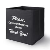 Opret Shoe Cover Dispenser – Lightweight Canvas Bin for Pop-Up Events, Open Houses, and Property Tours