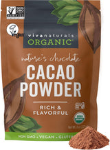 Pure Cacao Powder – Clean Chocolate Flavoring for Homemade Kid Snacks, Yogurt & Oatmeal
