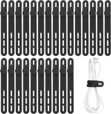 Oligei High Elasticity Cable Ties – Remote Work Desk Accessory for Color-Coded Charger Labels
