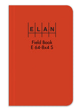 Elan Publishing Company Surveying Field Book 4 5/8 x 7 1/4 - Column and Grid Notebook for Efficient Field Documentation