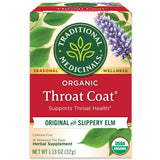 Traditional Medicinals Organic Throat Coat – Calming Nightly Herbal Infusion for Scratchy Throat and Mindful Moments