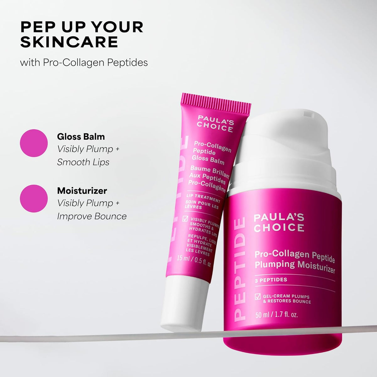 Paula's Choice Pro-Collagen Peptide Face Cream – Holiday Self-Care Gift Set Staple for Her, 1.7 Fl Oz