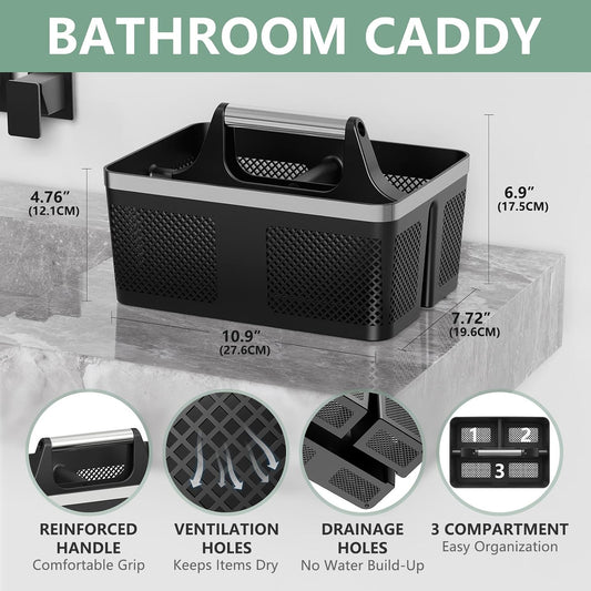 perforated grid pattern on all sides and bottom for 360-degree drainage