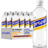 Propel Calorie-Free Vitamin Water – Reliable Daily Hydration for Remote Workers, Parents, and School Pickup Schedules, Assorted 12 Pack