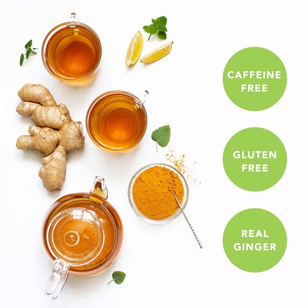 Prince of Peace Instant Ginger Honey Crystals with Turmeric – Single-Serve Sachet for On-the-Go Professionals