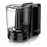 BLACK+DECKER Compact Food Processor – Neutral-Toned Minimalist Replacement for Bulky Blenders