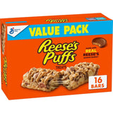 Reese's Puffs Breakfast Bars – Travel-Friendly Snack for Hiking and Outdoor Adventures, 16 ct Family Pack