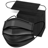 ZTANPS Black Face Masks 100 Count – Travel Ready PPE for Group Trips and Event Venues