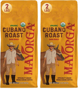 Mayorga Organic Cafe Cubano 2lb Whole Bean Dark Roast - Elegant Stocking Stuffer and Housewarming Gift for Specialty Coffee Fans
