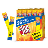 Slim Jim Mild Protein Sticks – Shelf-Stable Snack for Older Adults Avoiding Spicy or Acidic Foods