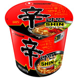 Nongshim Neoguri Spicy Seafood Ramyun – Quick Microwavable Cup Lunch for Busy Office Workers, 5-Minute Desk Meal (Pack of 6)