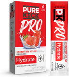 PURE KICK PRO Hydration Electrolyte Drink Mix – Portable BCAA Powder for Hiking and Trail Recovery, Pineapple Coconut