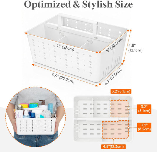 sturdy abs plastic basket construction