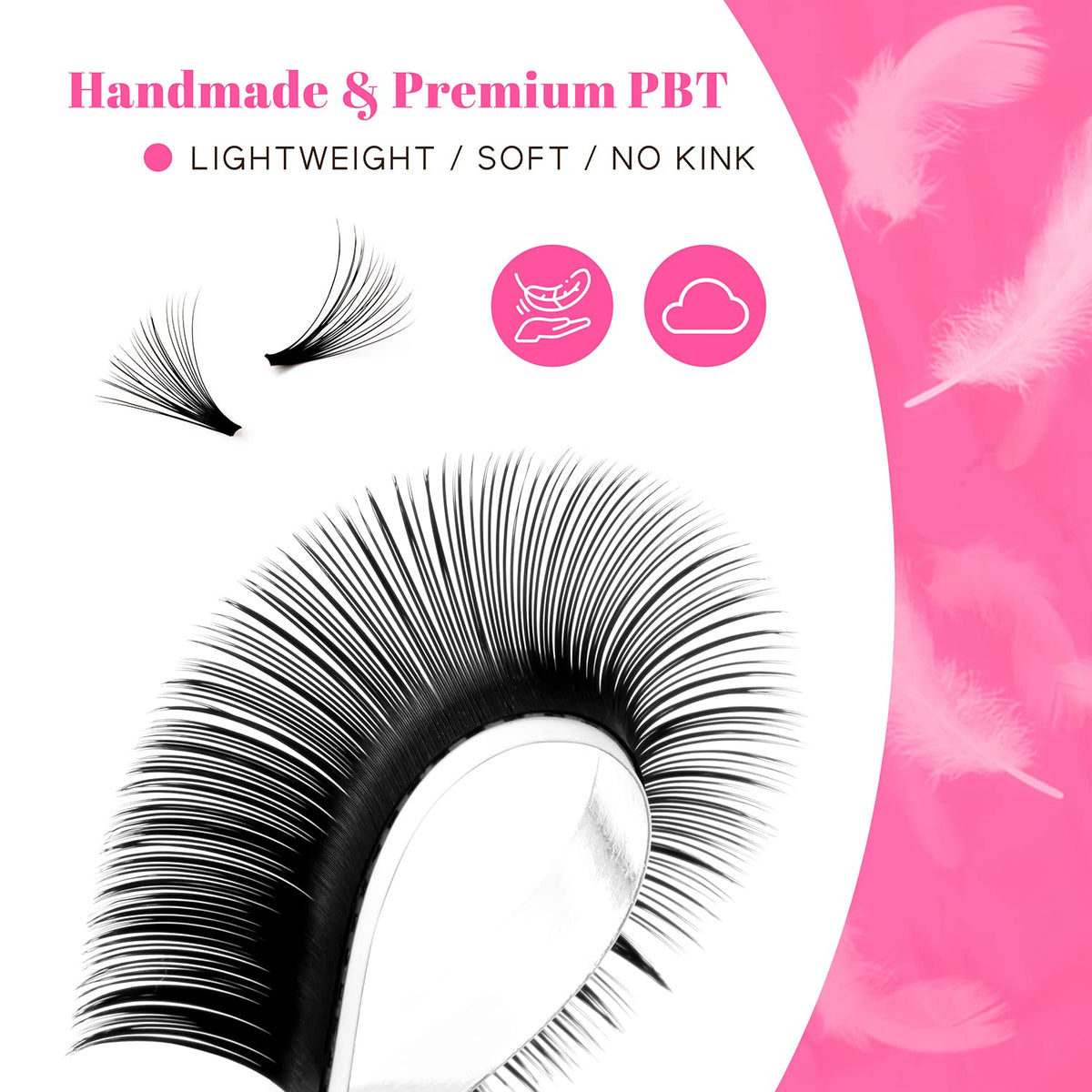 TDANCE Rapid Blooming Lash Extensions – Refined Lash Craftsmanship for Upscale Beauty Salons, No Glue Residue Handmade 0.12mm L Curl