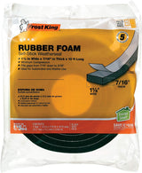 Frost King R338H Weatherproof Foam Seal for Outdoor Use, Resists Moisture on RV Slide Outs, Truck Cabs, and Marine Hatches
