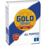Gold Medal All Purpose Flour – Safe, Easy-Grip Bag for Family Kitchen Islands, Banana Bread and Muffins