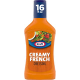 Kraft Creamy French Dressing – Streamlined Pantry Staple for Simple Home Cooking, 16 fl oz