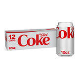 Diet Coke Fridge Pack Cans – Portable Office Breakroom Sparkling Cola for Meeting Rooms, 12 fl oz Cans (10 Pack)