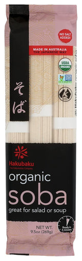 Hakubaku Organic Soba – Pre-Portioned Bundles for Intentional, Waste-Free Meal Prep