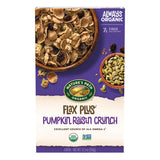 Nature's Path Organic Flax Plus Pumpkin Raisin Crunch Cereal – Streamlined Vegan Breakfast, Whole Grain Flax and Pumpkin Seed Simplicity