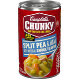 Campbell's Chunky Split Pea with Ham Soup – One-Can Standalone Meal, No Sides Needed, 19 Oz