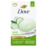 Dove Cool Moisture Bar Soap – Hydrating Cucumber & Green Tea Cleanser for a Restorative Nightly Wind-Down