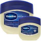 Vaseline Original Petroleum Jelly 7.5 oz & 1.75 oz – Road Trip Glove Box Skin Protectant, TSA-Friendly Unscented Ointment