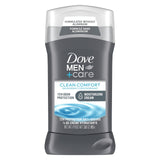 Dove Men+Care Sensitive Skin Deodorant Stick Aluminum Free, Gentle Linen Scent for Unwind Evening Grooming and Skin Comfort