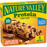 Nature Valley Protein Chewy Bars – Lightweight Backpack Snack for Hikers and Climbers, Coconut Almond 20 Count Bulk Box