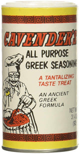 Cavender's Greek Spice Blend for One-Shake Meal Prep, Recipe Card Included