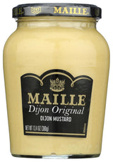Maille Dijon Originale Mustard 13.4 oz – Gentle Mild-Flavor Mustard That Does Not Burn or Overwhelm
