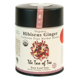 The Tao of Tea, Hibiscus Ginger Tea, Loose Leaf – Organic Herbal Infusion for Reading Corner and Nightly Reset, 3 oz Tin