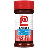 Lawry's 25% Less Sodium Seasoned Salt – Parent-Approved Spice Blend for Picky Eater Favorites