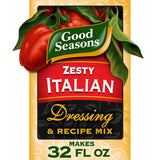 Good Seasons Zesty Italian Mix – 4-Count Box of Pre-Portioned Dressing Packets for Busy Households