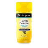 Neutrogena Beach Defense SPF 70 Travel Size Sunscreen, Reef Safe Sun Care for Camping Trips and Outdoor Dining