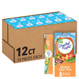 Crystal Light Zero Sugar Peach Tea Packets – Family-Friendly Hydration for Sports Practice and School Lunches