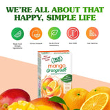 True Citrus Mango Orangeade Water Enhancer - Real Fruit Flavored Low Sugar Mix for Calorie Conscious Self Care