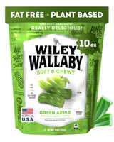 Wiley Wallaby Australian Licorice Twists – Kid-Friendly Green Apple Candy for Easter Baskets & Stocking Stuffers