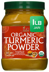 Jiva Organics USDA Certified Turmeric Powder 1lb – Bulk Kitchen Value with Lab-Verified Curcumin Potency