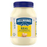 Hellmann's Real Mayo 30 oz – Countertop Condiment Jar for Cozy Home Dinners and Brunches