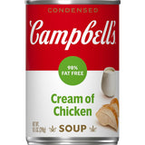 Campbell's Condensed Heart Healthy Cream of Chicken Soup, Heart Conscious Pantry Staple for Quick Lunch Bowls
