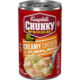 Campbell's Chunky Soup, Creamy Chicken and Dumplings – Pantry Staple Lunch for School Lunchboxes