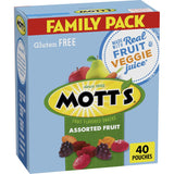 Mott's Halloween Chewy Fruit Snacks for Classroom Goody Bags – Fat Free Vitamin C Snack, Bilingual Pouches 40 Count