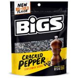 BIGS Sunflower Seeds, Cracked Pepper Flavor – 5.35 oz Bag for Focus Breaks and Work-from-Home Fuel