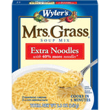 Wyler's Mrs. Grass Extra Noodles Soup Mix – Office Breakroom Pantry Stock for Busy Workweeks