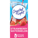 Crystal Light Sugar-Free Strawberry Watermelon Drink Mix – Low-Calorie Refreshment for the Workday